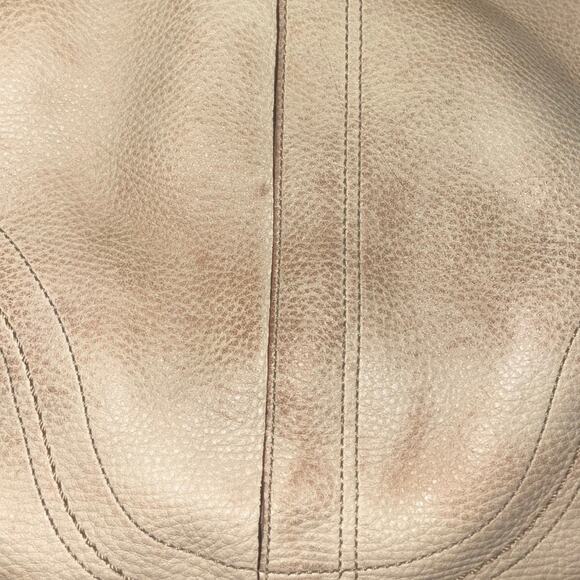 Coach Vintage Y2K Hobo Shoulder Handbag Moon Shaped Ivory Pebble Leather K0751 - Picture 7 of 7